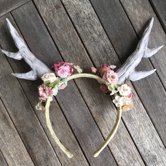 Accessories - Deer Antler head piece Halloween photo shoot